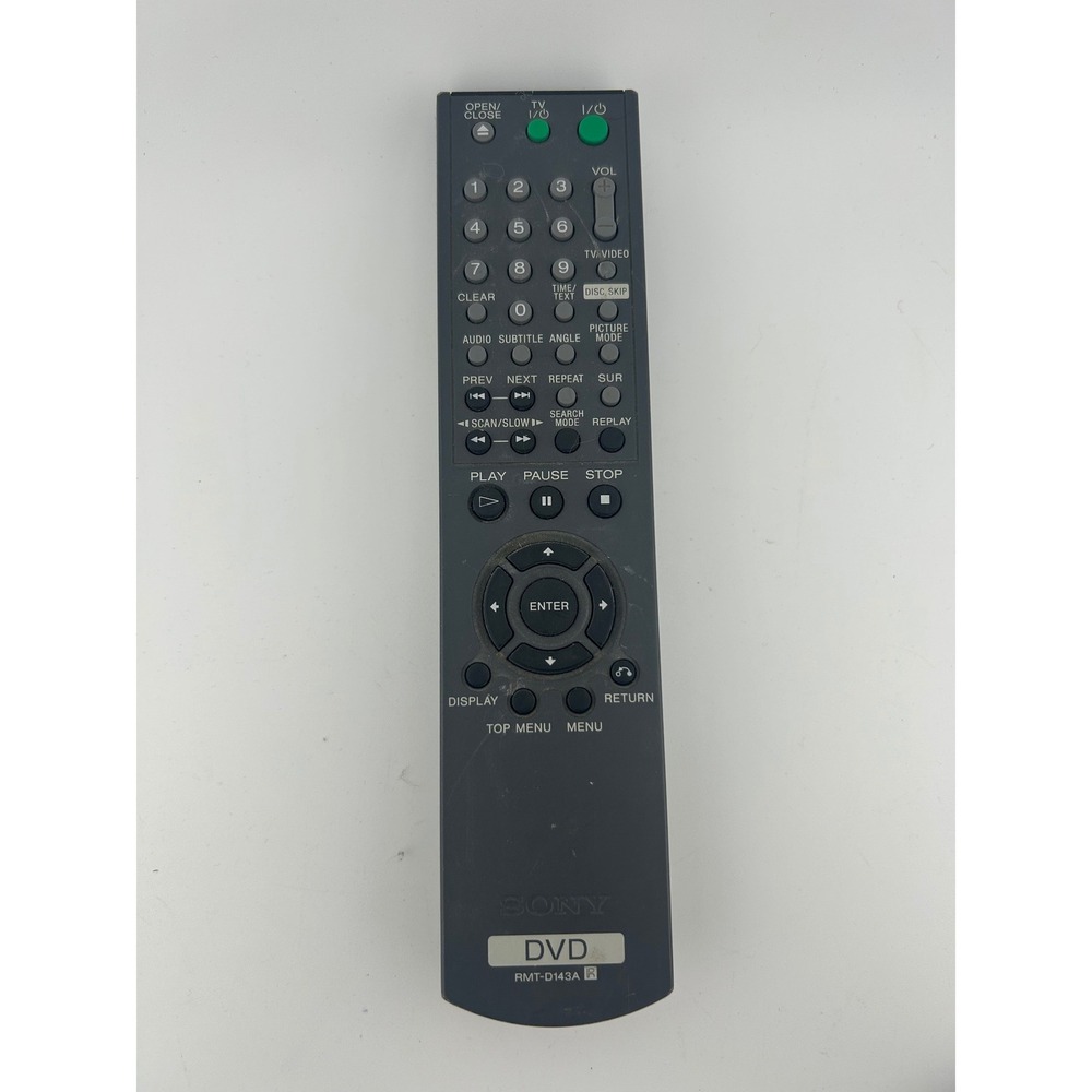 Sony RM‎ T015A B DVD Player Remote Control Black